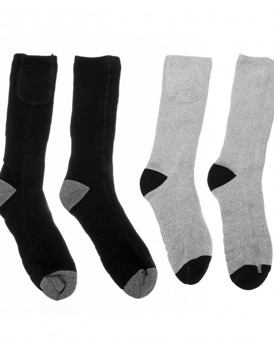 Cotton Electric Rechargeable Battery Heated Socks Winter Cycling Ski Warmer Feet Socks