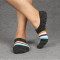 Men Combed Cotton Athletic Socks with Silicone Slip Outdoor Stripe Deodorization Ankle Sock